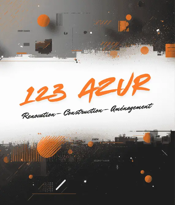 Logo 123 Azur entreprise construction chalet bois